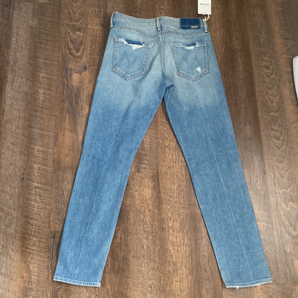 MOTHER STINGER FLOOD IN HIGH AS THE HEAVENS STRAIGHT SKINNY,HIGH RISE,BUTTON FLY - Picture 16 of 16